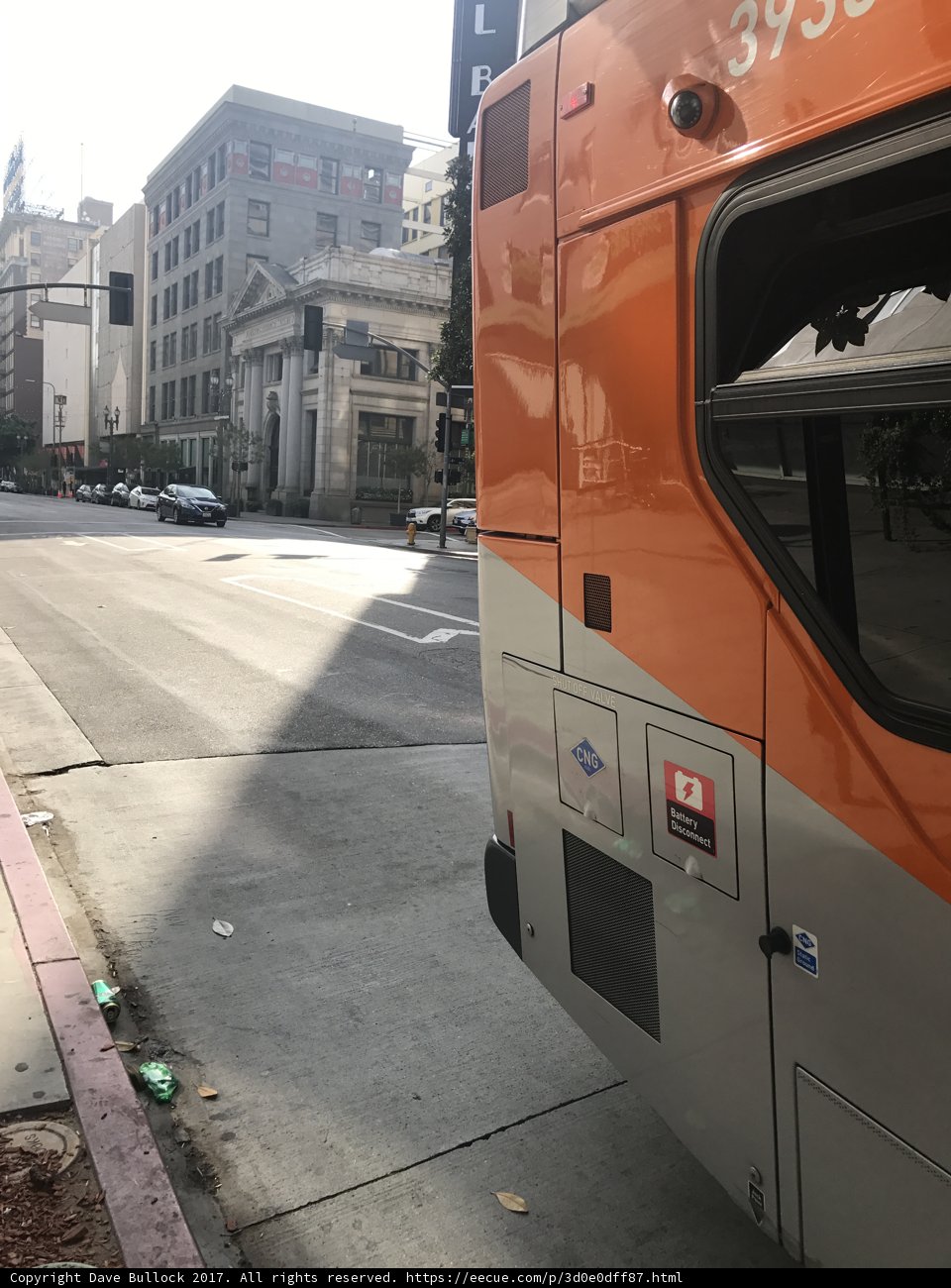 Parked Bus at the Terminal