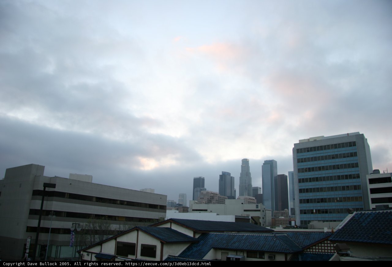 Metropolis Under a Cloudy Sky