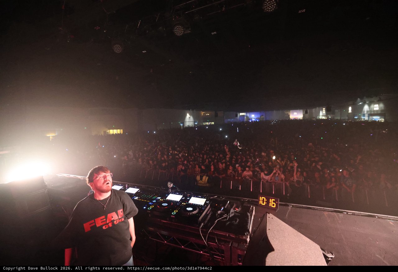 DJ Overlooks Massive Crowd at Wobbleland Festival