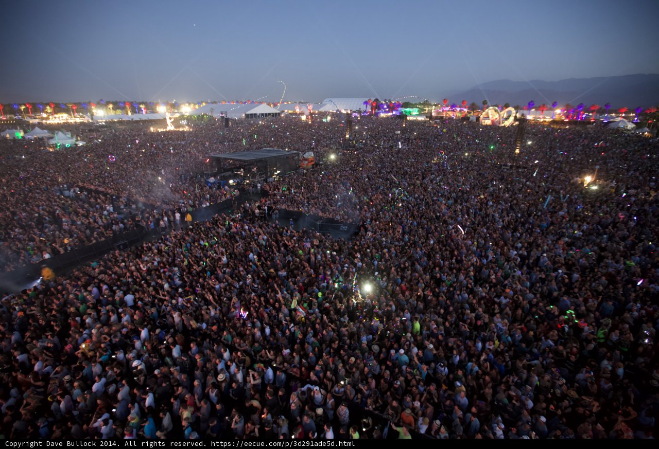 A Sea of People Rocking Out at Coachella