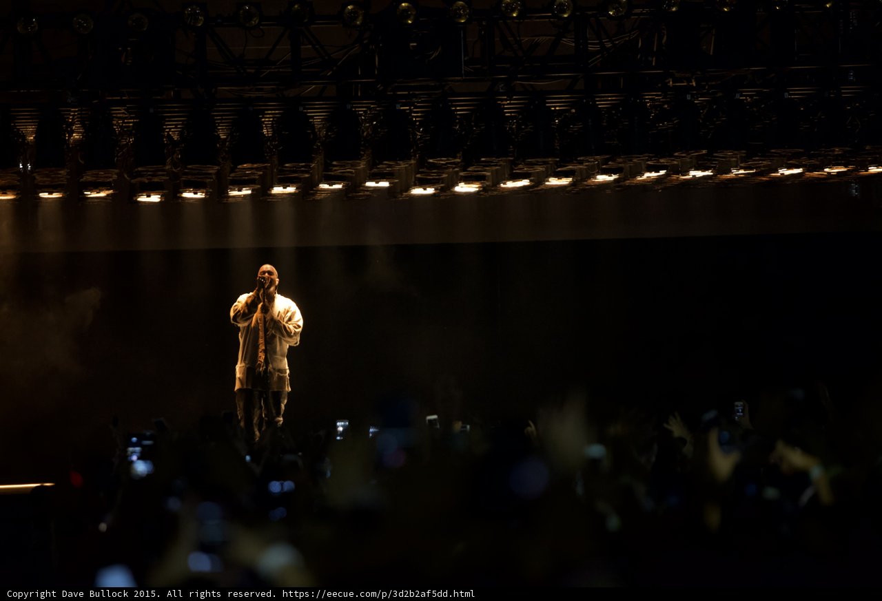 Kanye West Clear Singing Shot