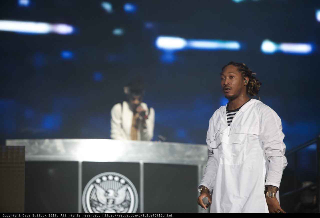 White Outfit on Coachella Stage