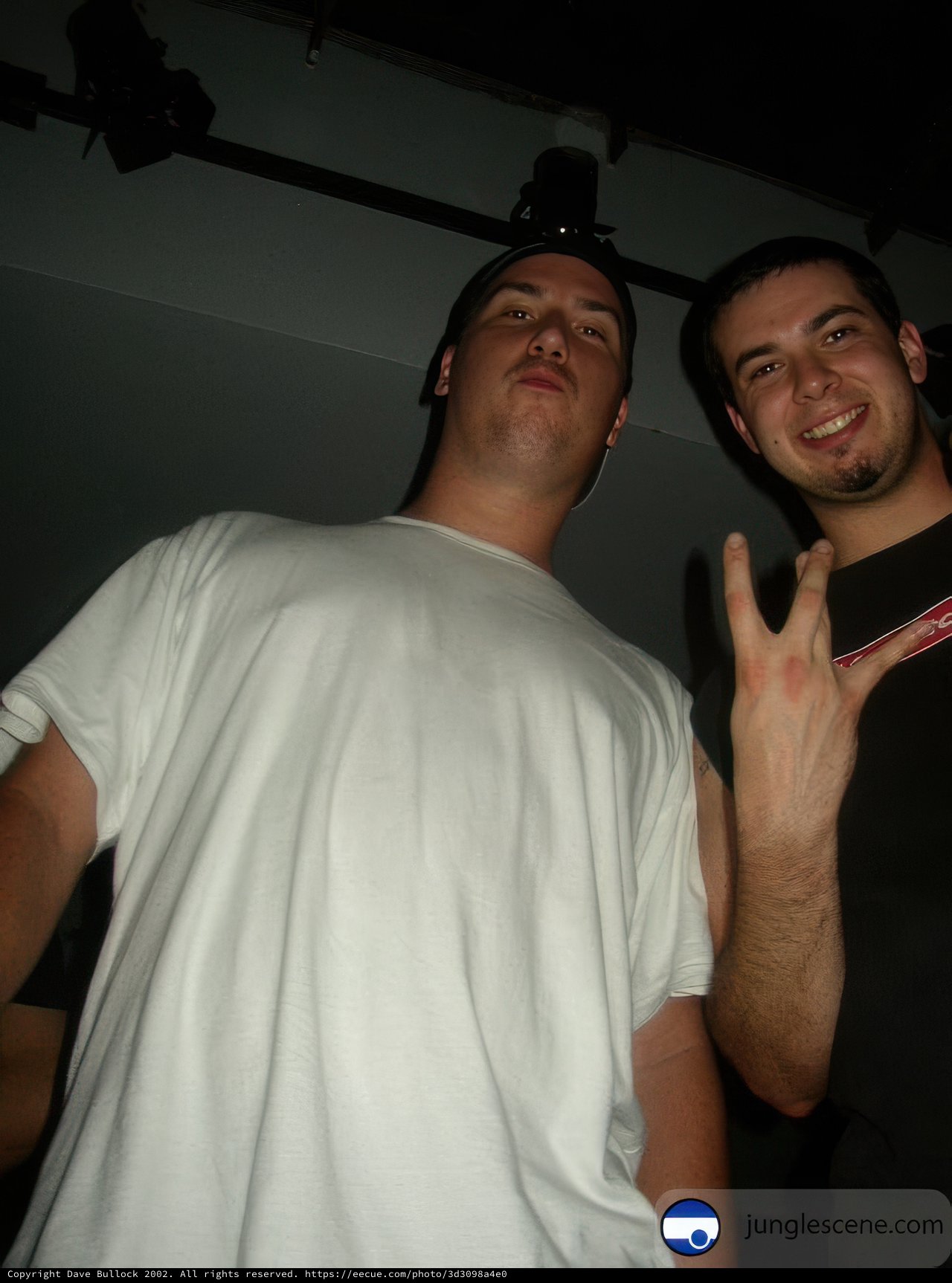 Two Friends Strike a Pose