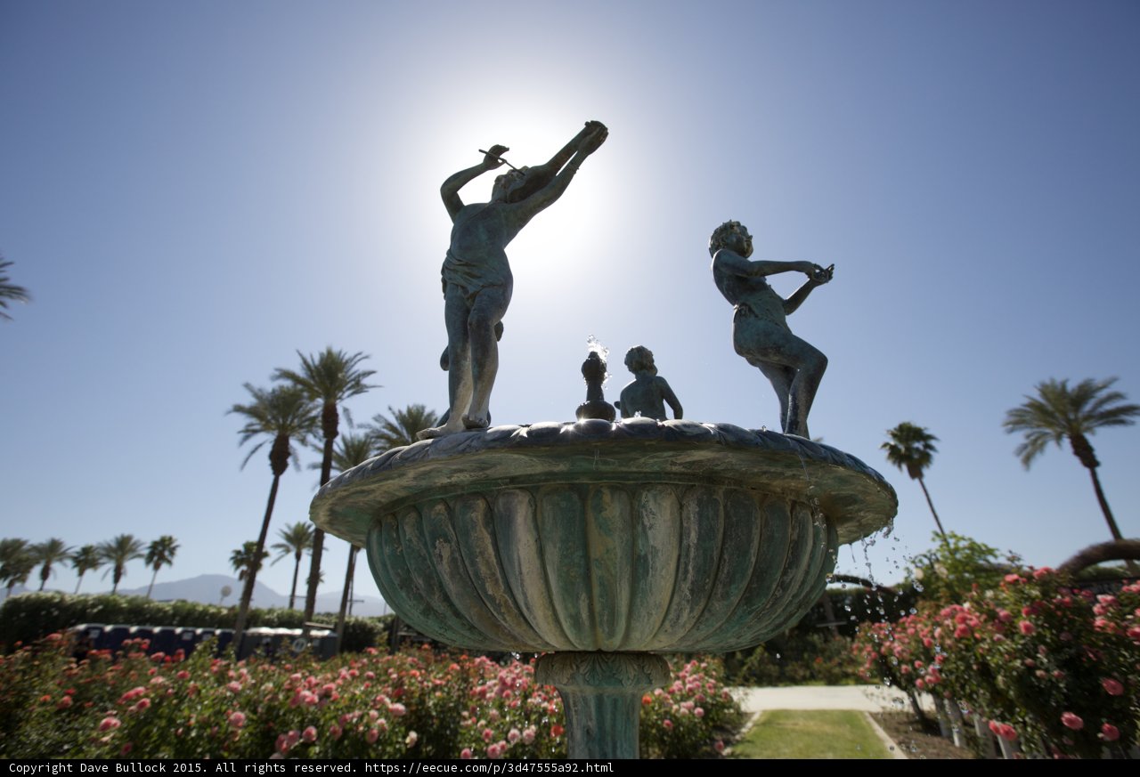 Three Girls at the Fountain