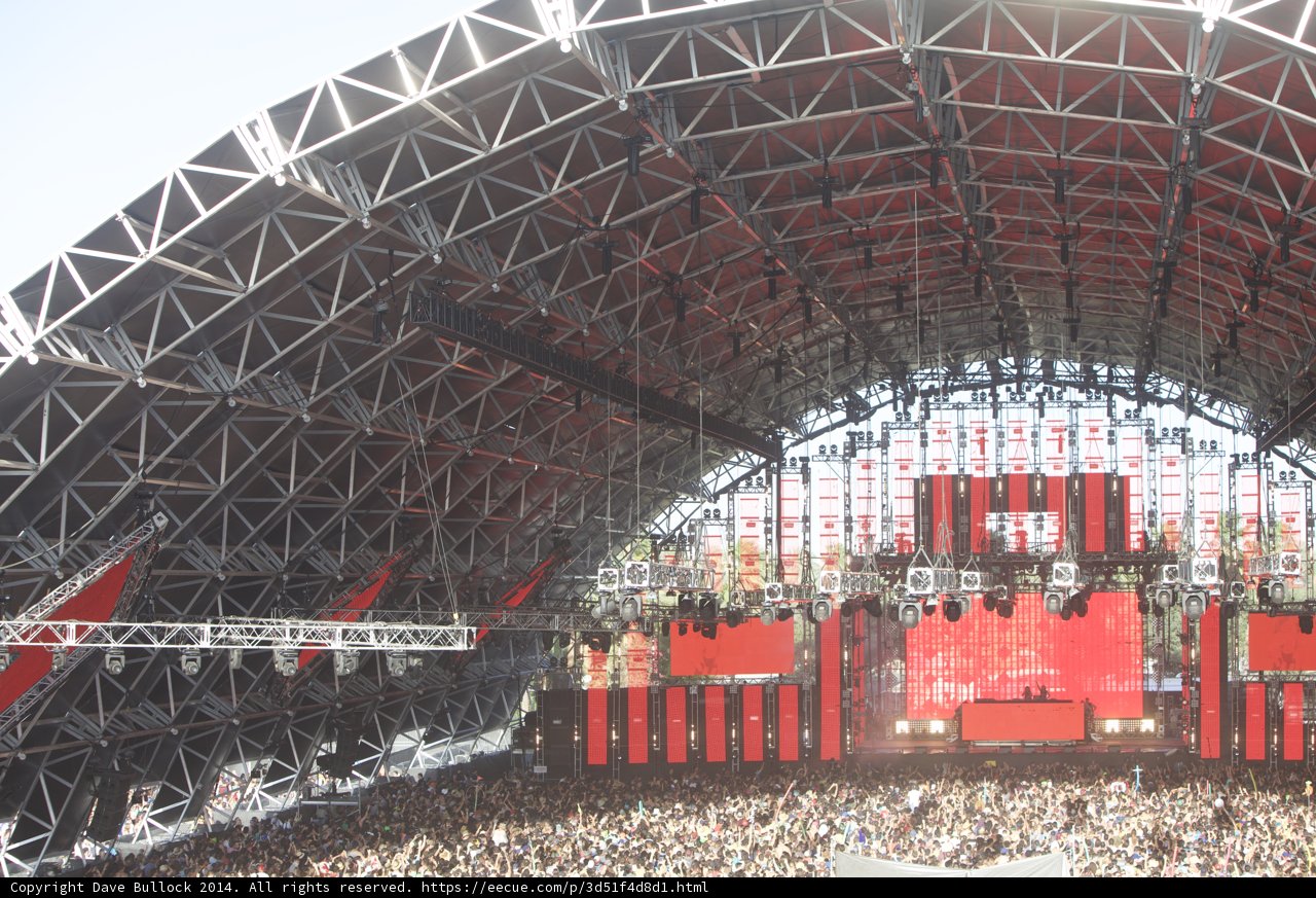 Massive Crowd at Coachella Music Festival