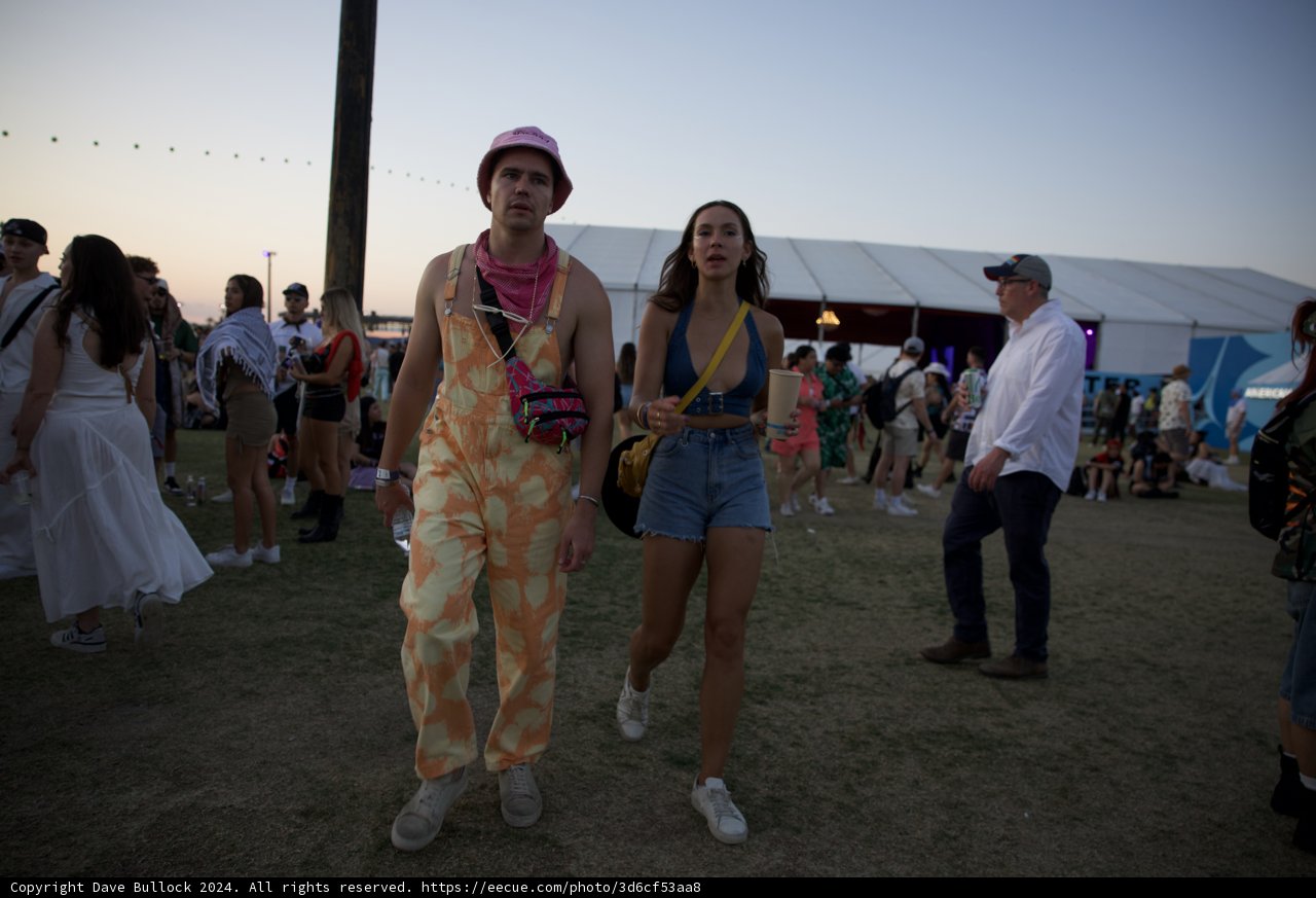 Sunset Strides at Coachella 2024