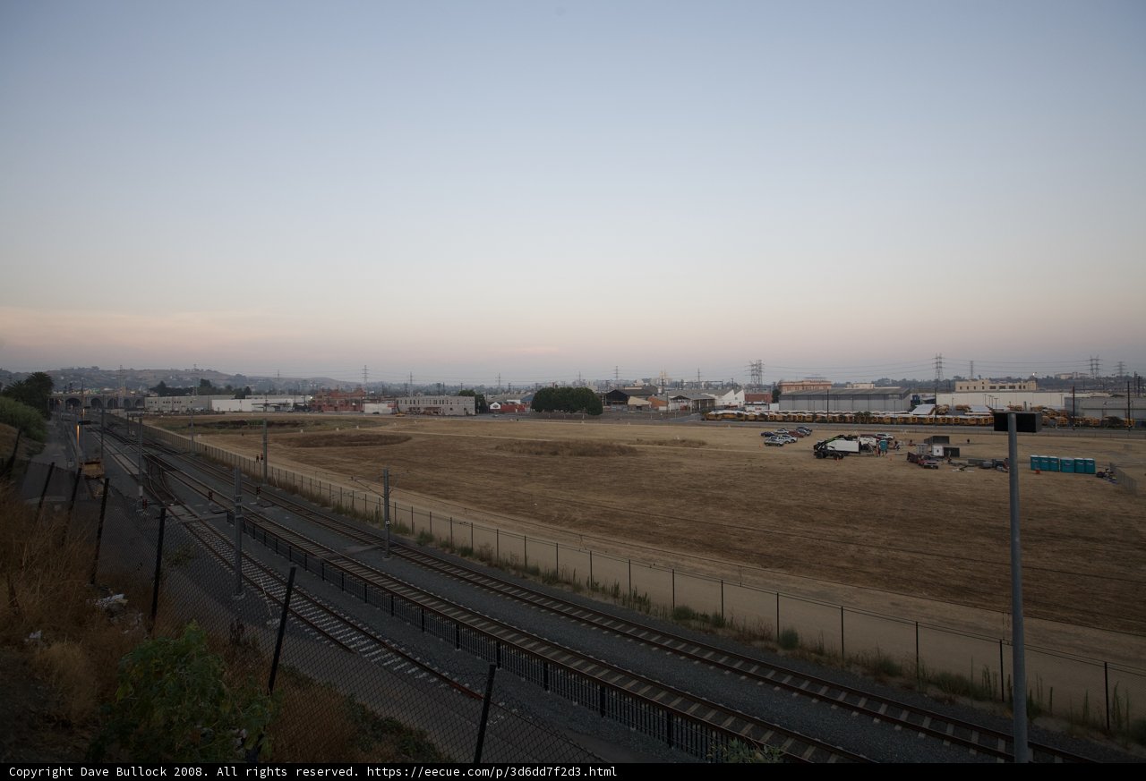 Train Tracks Through the Field