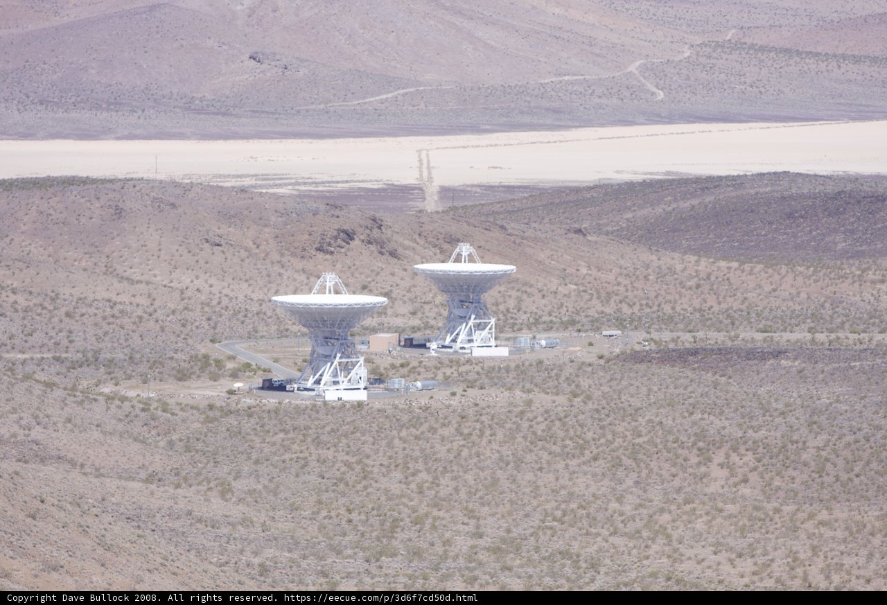 White Antennas in the Desert