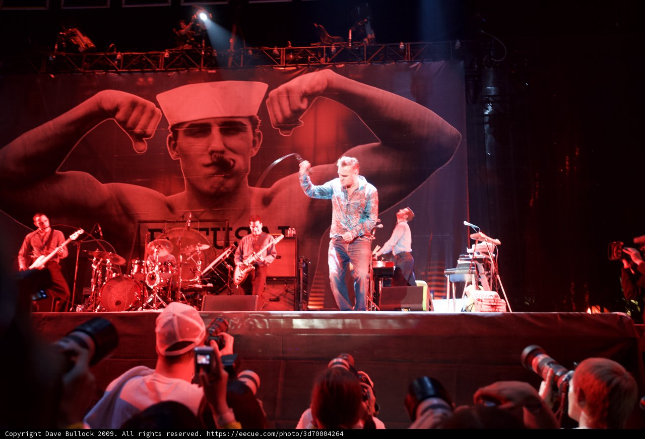 Morrissey Rocks Coachella Stage