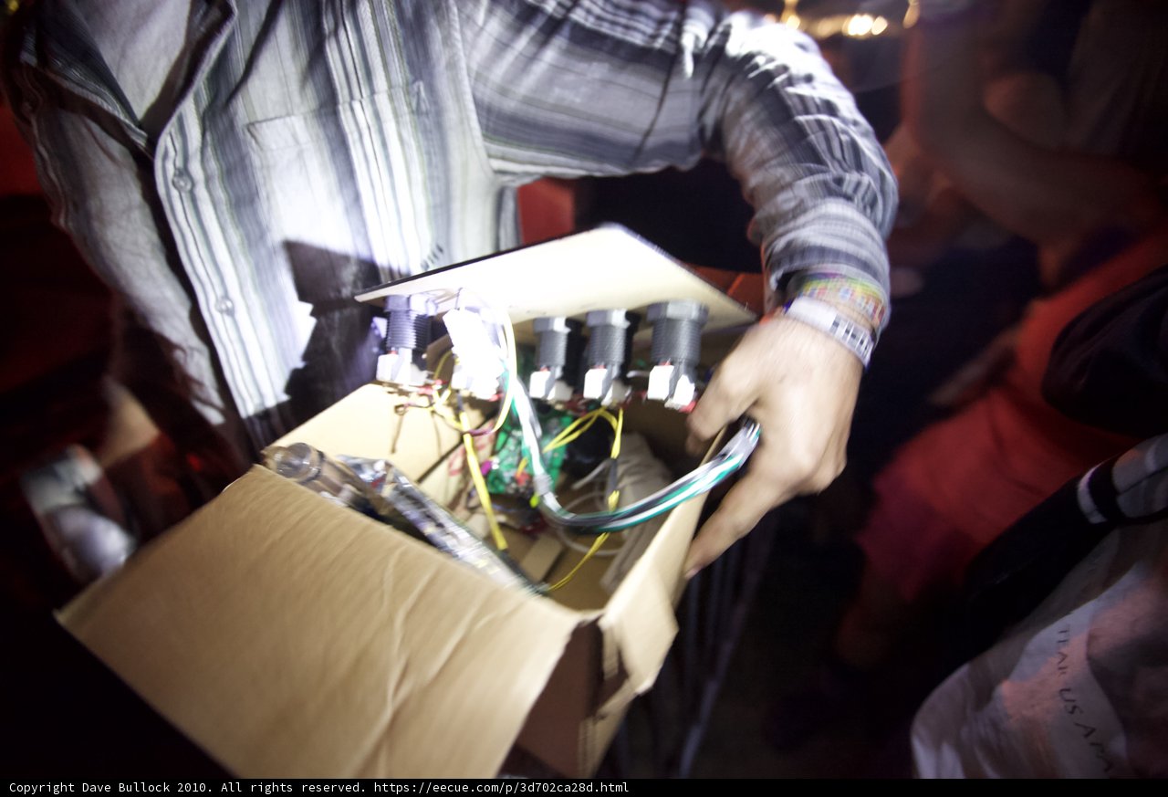 Man with a Box of Wires