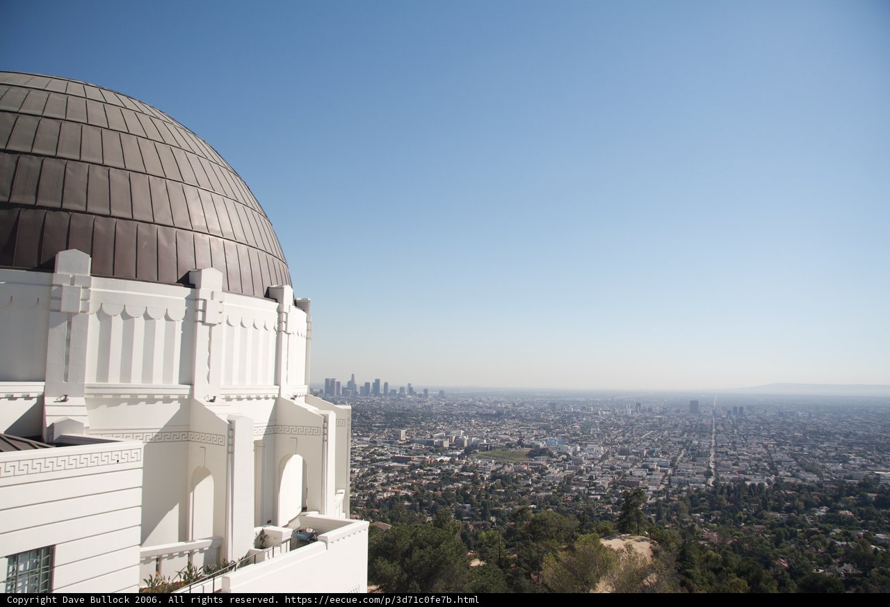 Iconic Griffith Observatory Dome