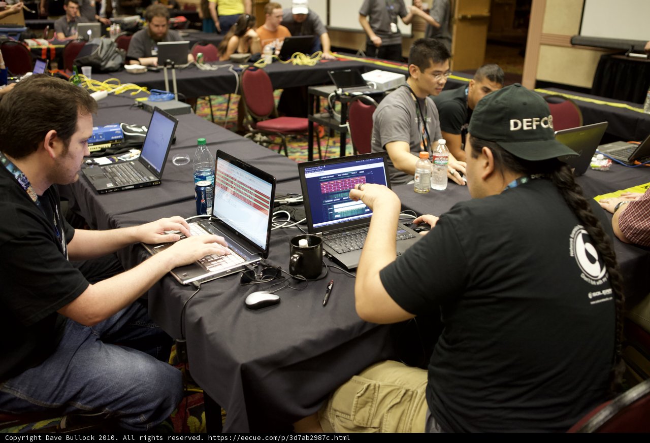 Working Hard at DEFCON 18