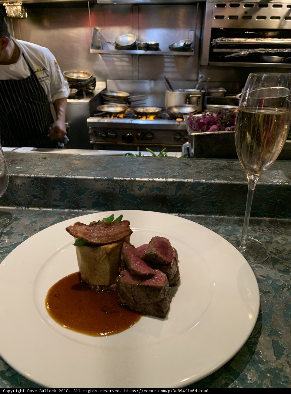 Delicious Steak and Wine