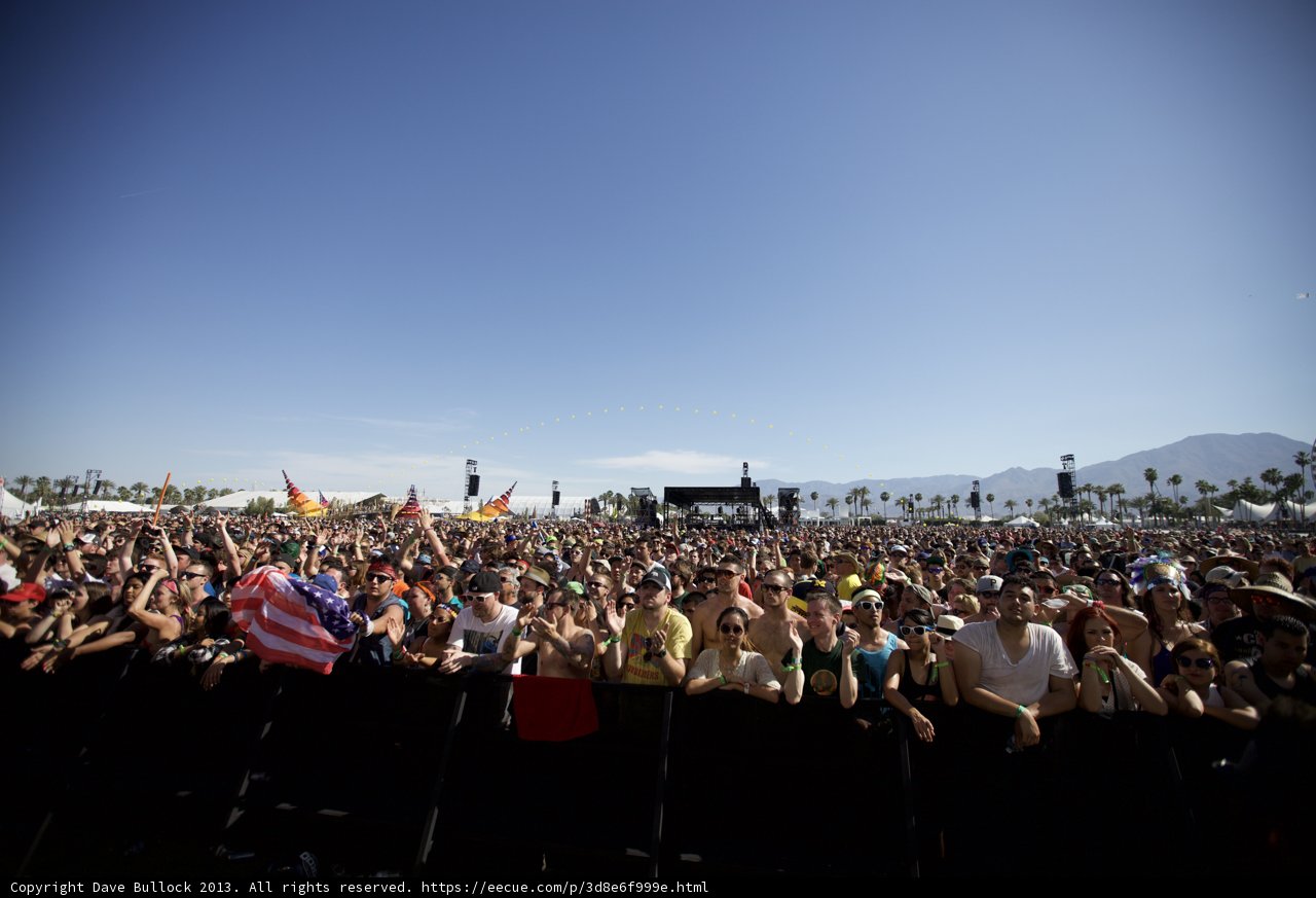2013 Coachella Music Festival Crowd