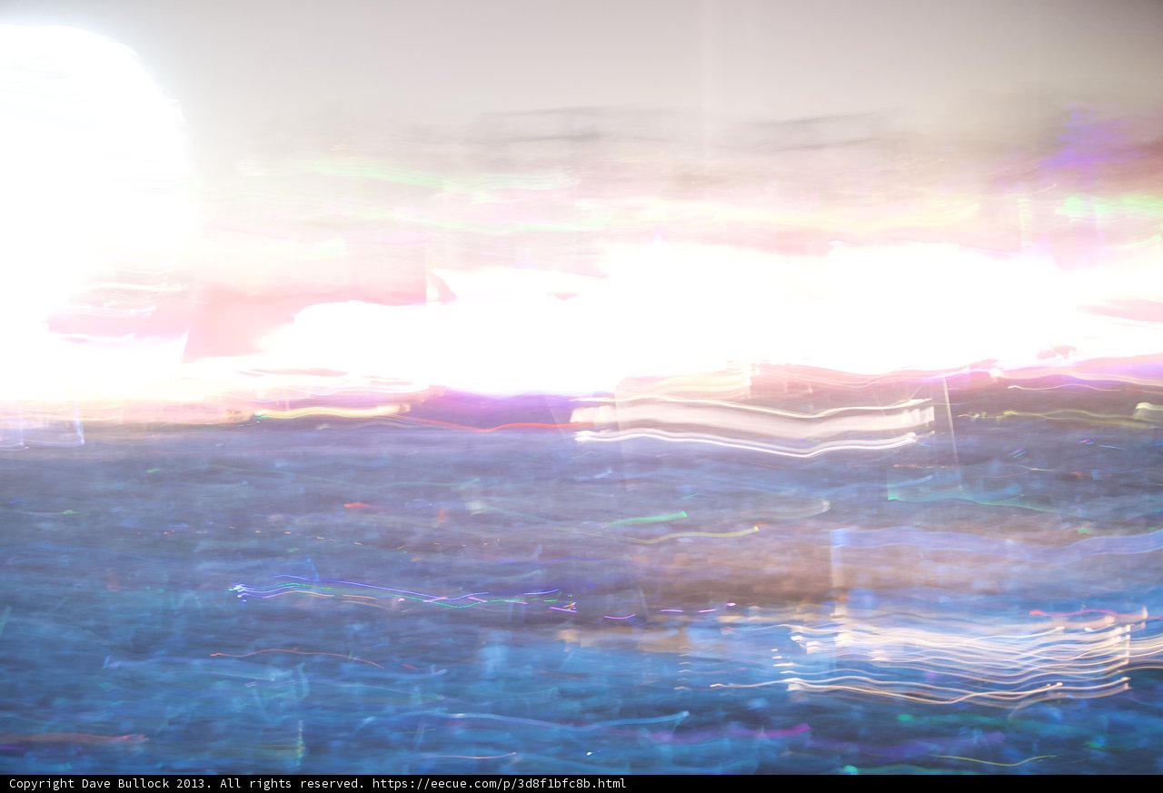 Blurred Boat in Sunlight