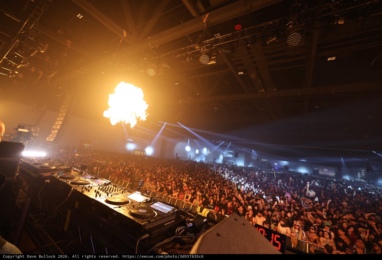Fire Erupts Over Massive Wobbleland Festival Crowd