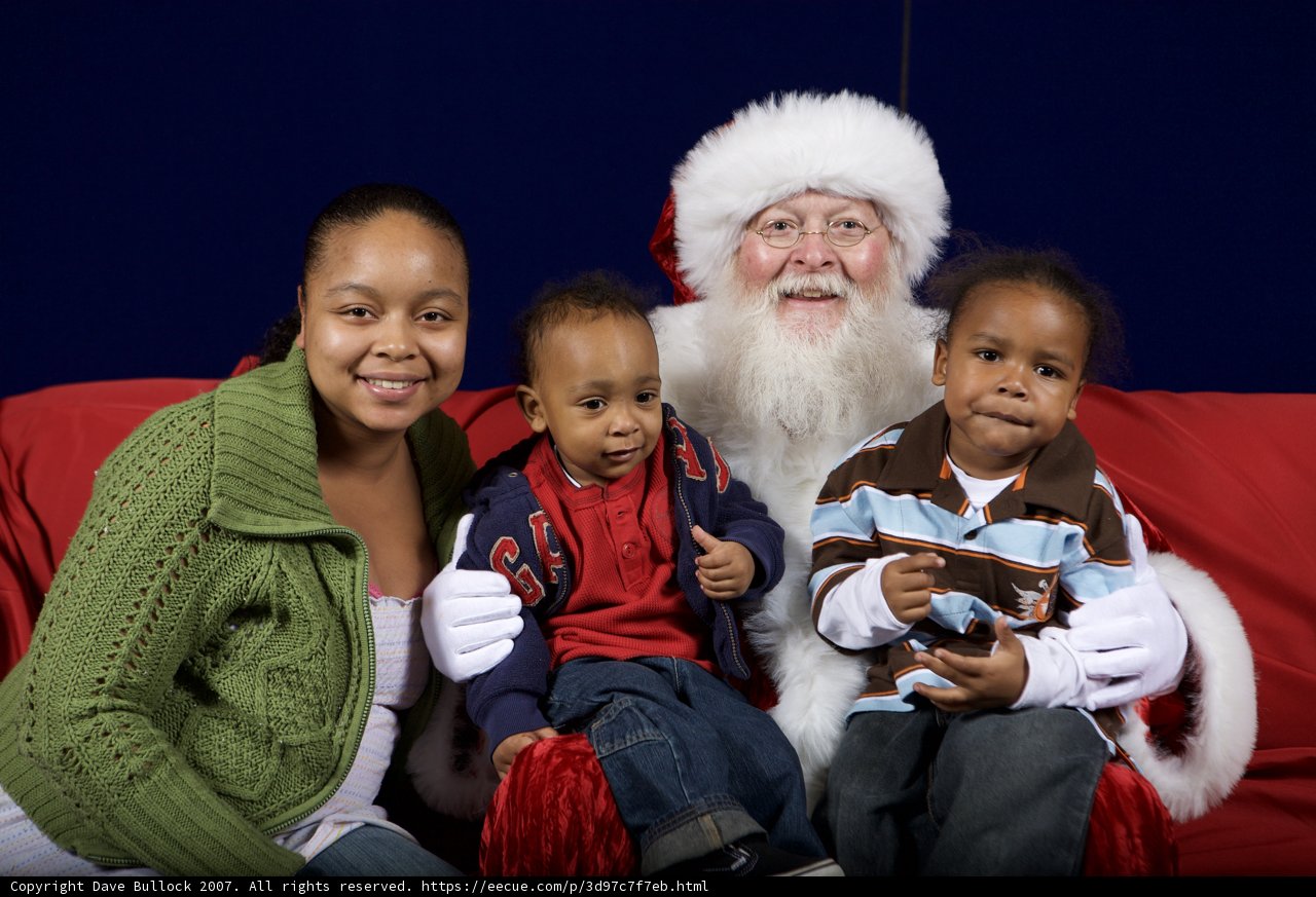 Christmas Cheer with Santa and Family
