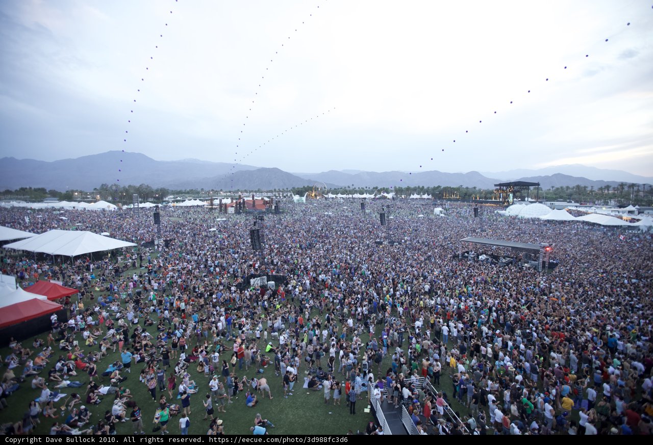 Coachella Concert Crowd