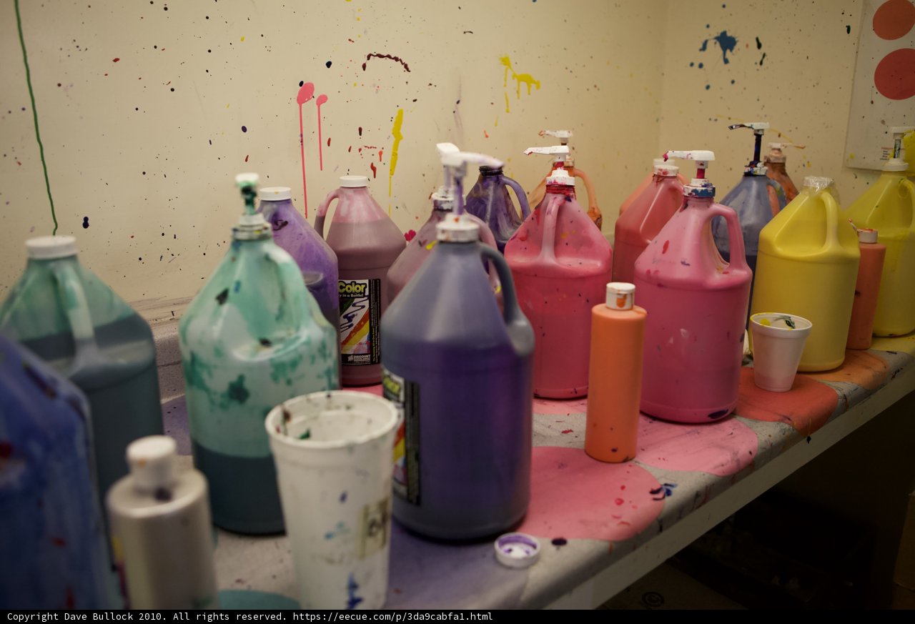 Paint Party Table