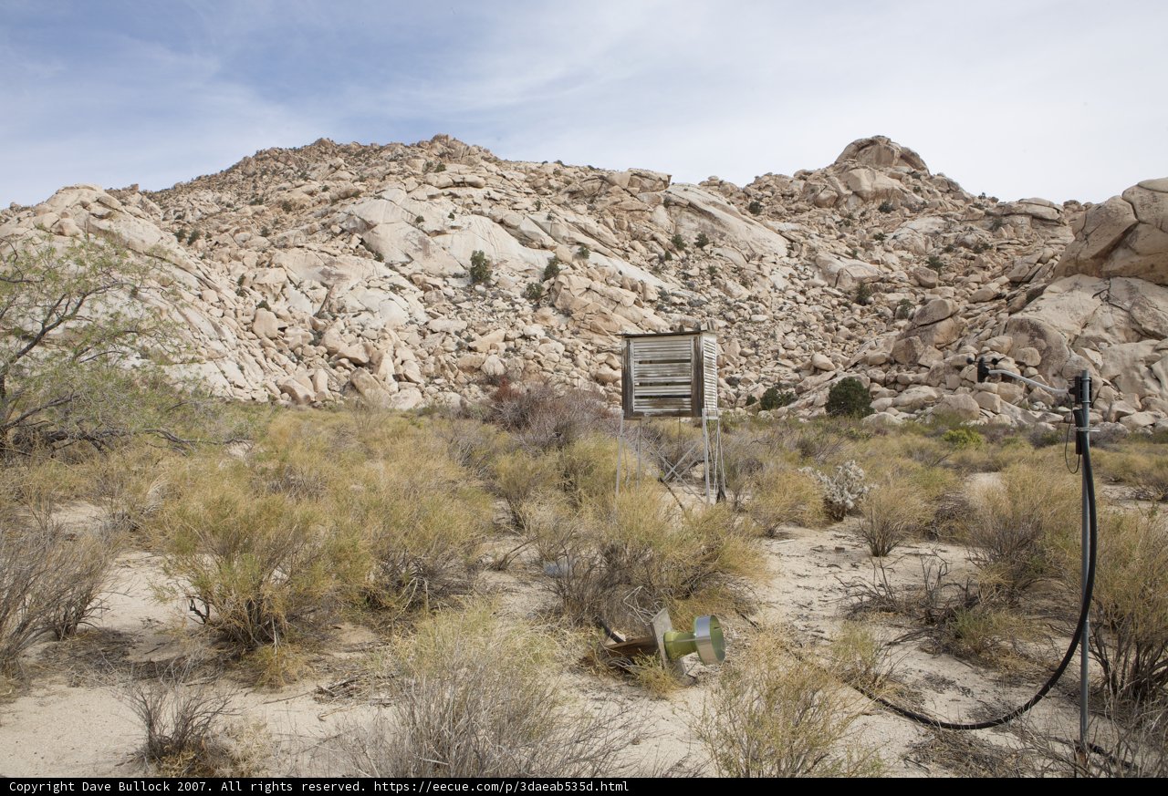 Lone Shelter in the Desert