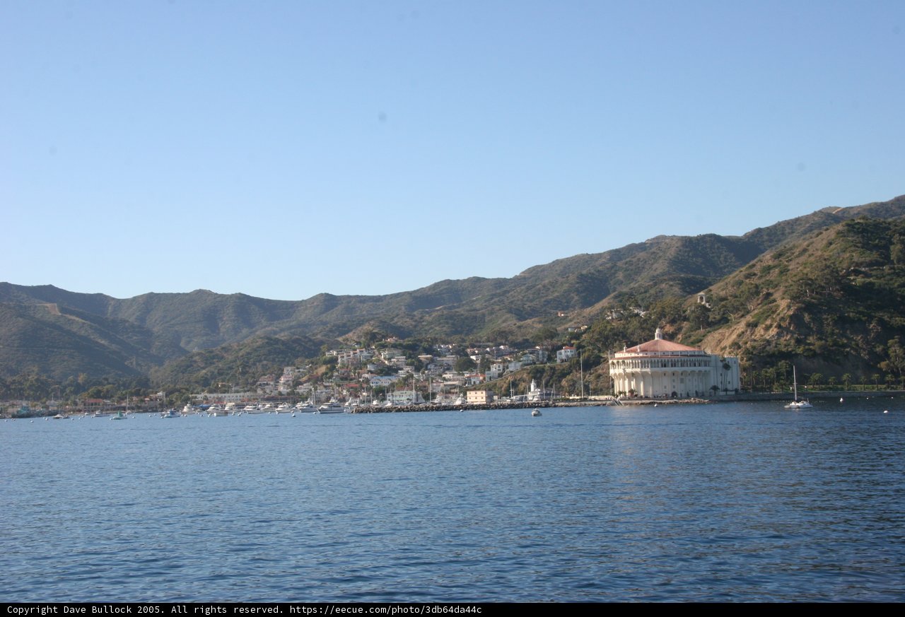 City and Mountains from the Boat