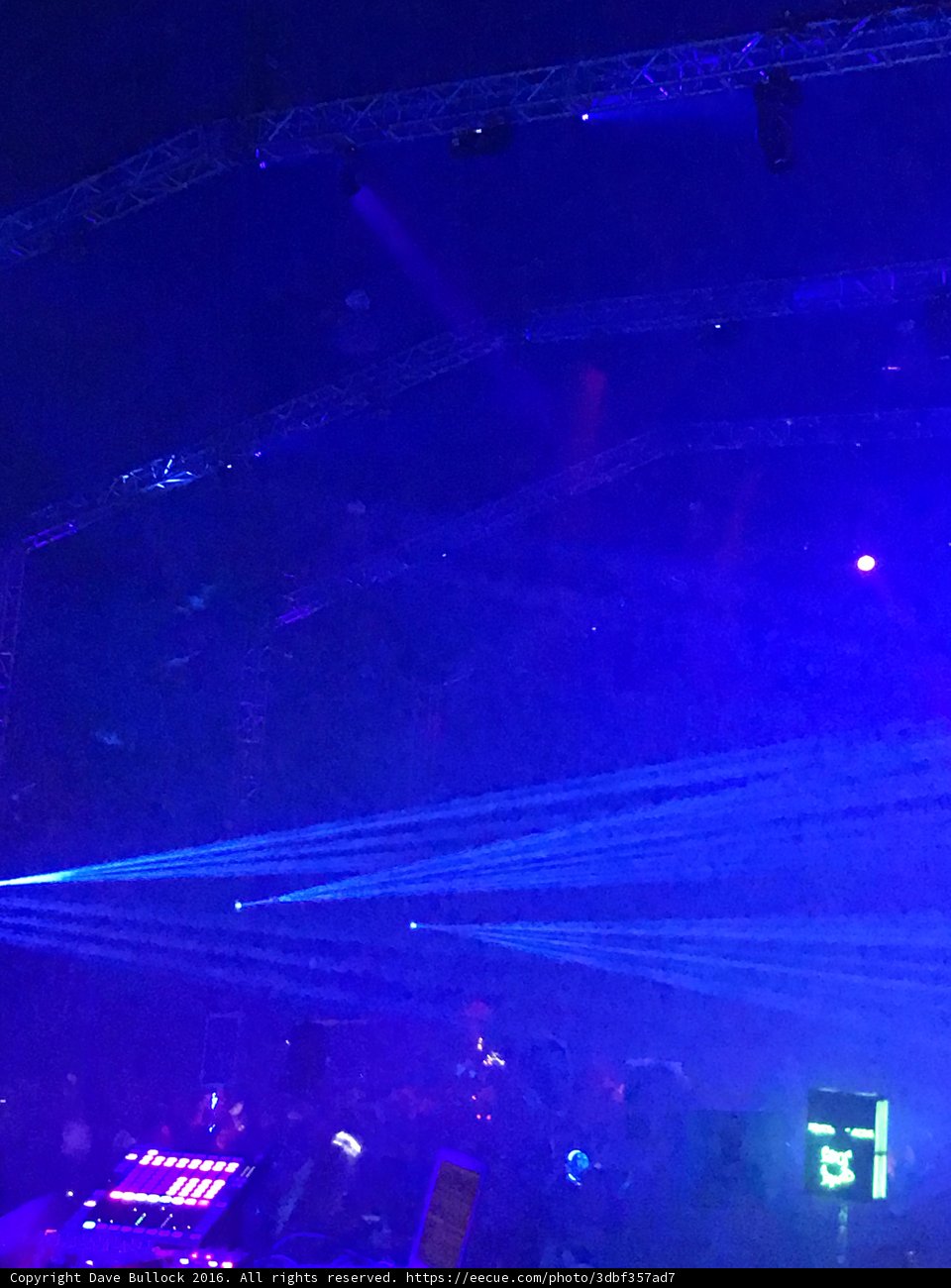 Blue Lights Rock the San Bernardino Night
