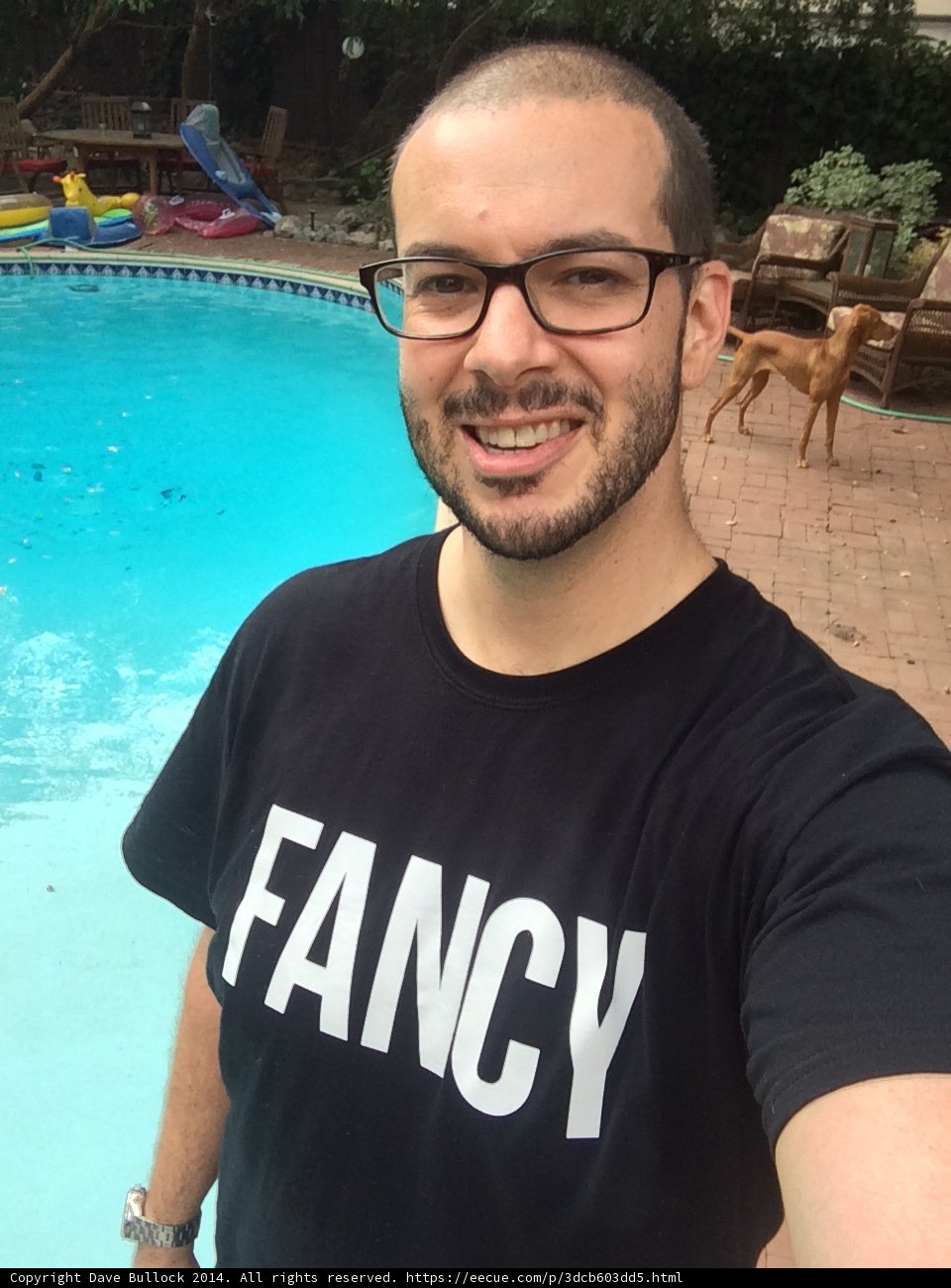 Poolside Portrait