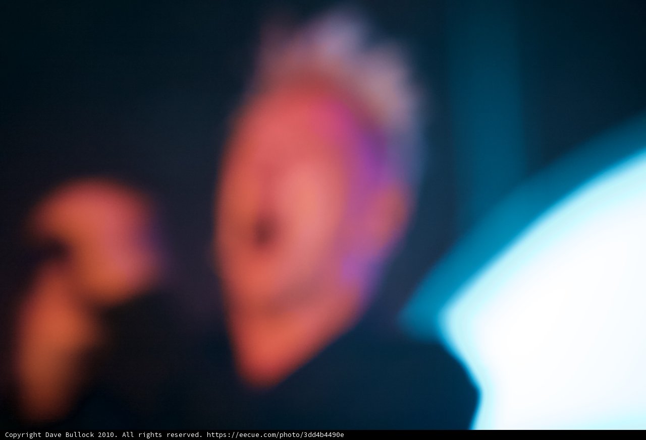 Blurry Nightclub Singer