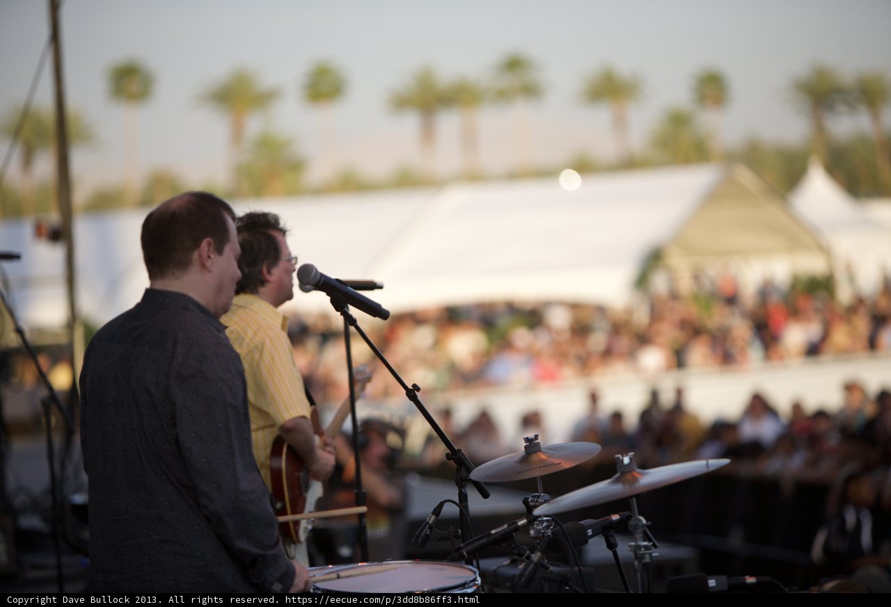 Two musicians rock the stage at Coachella