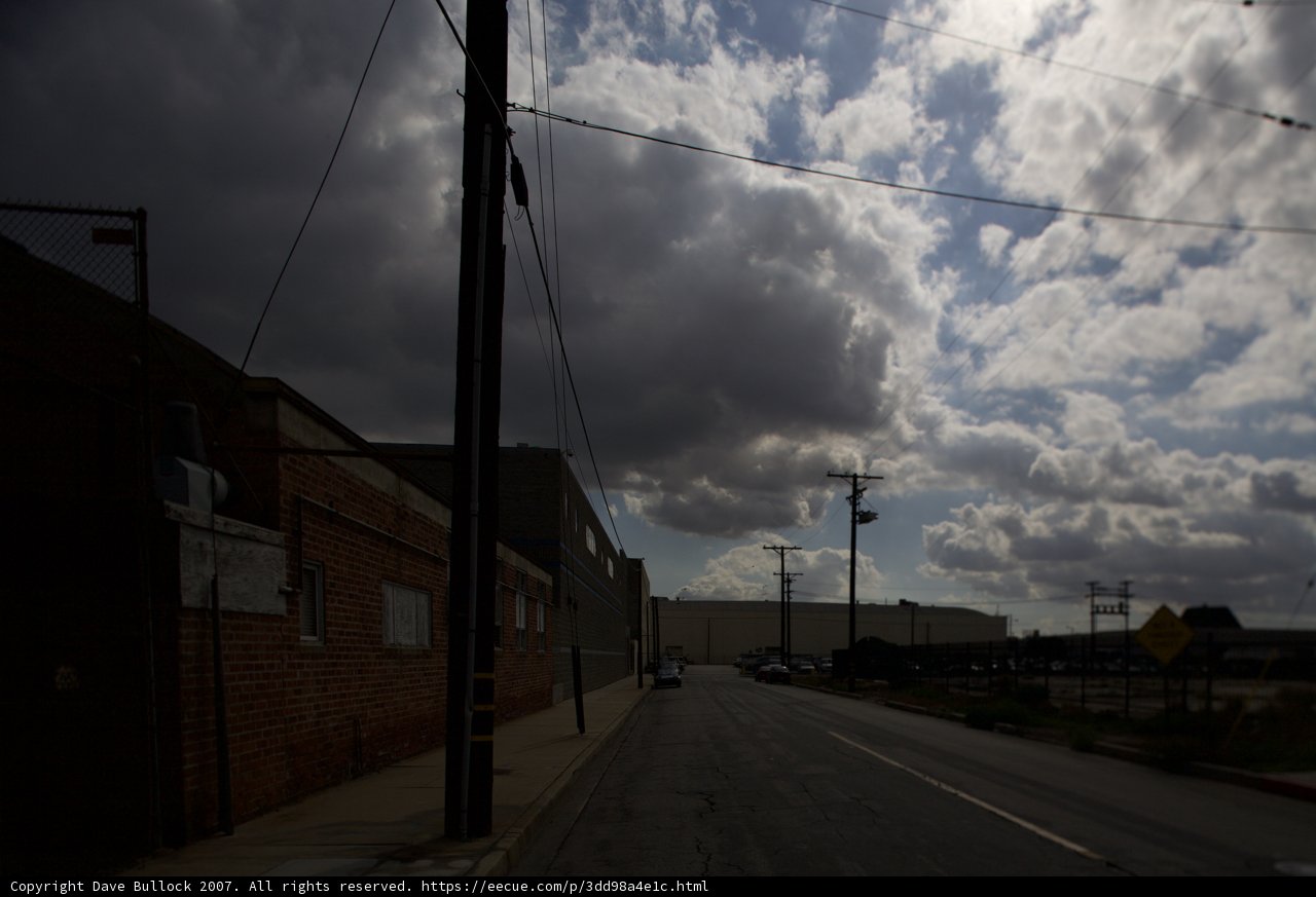 City Streets and Power Lines