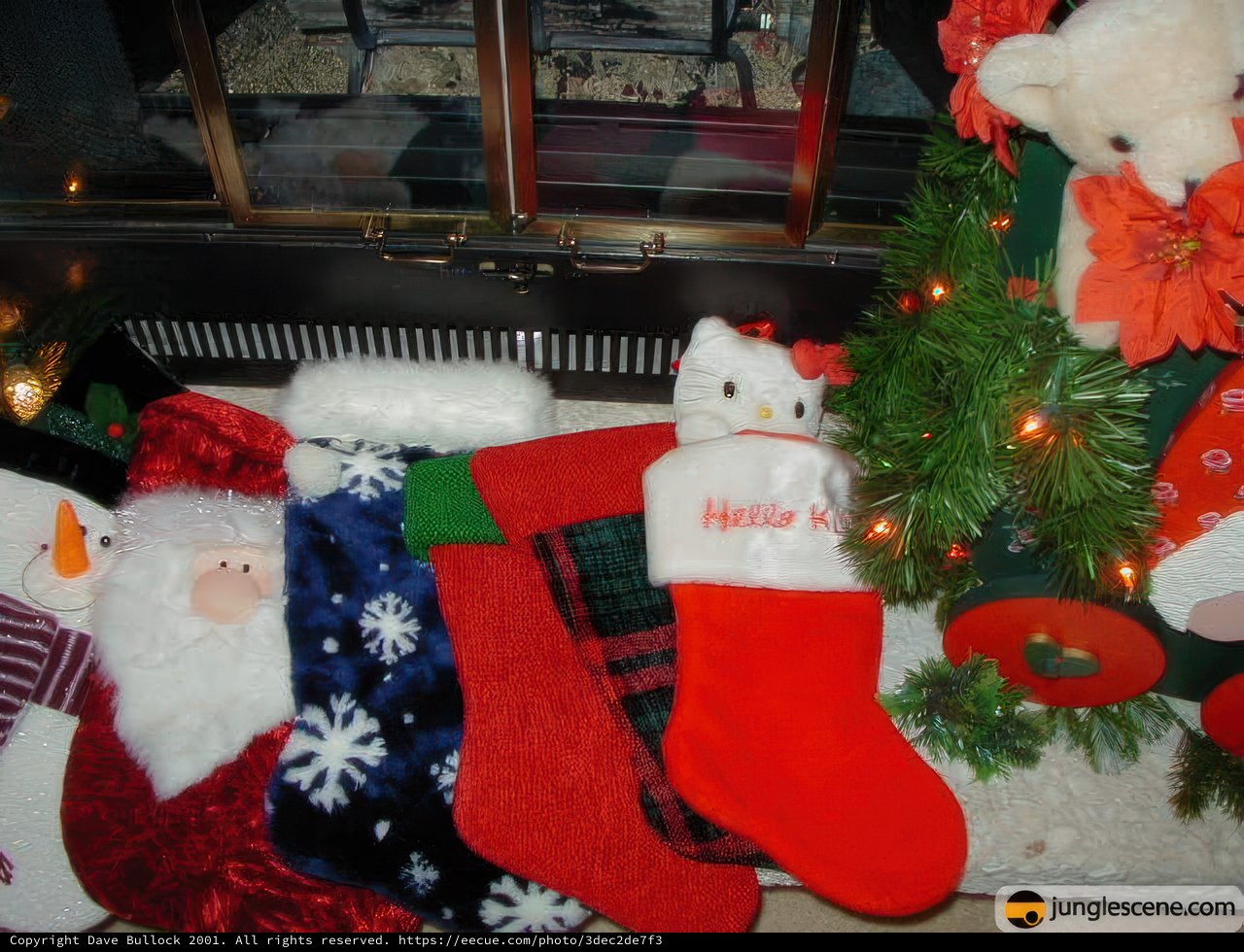 Santa & Teddy Stocking