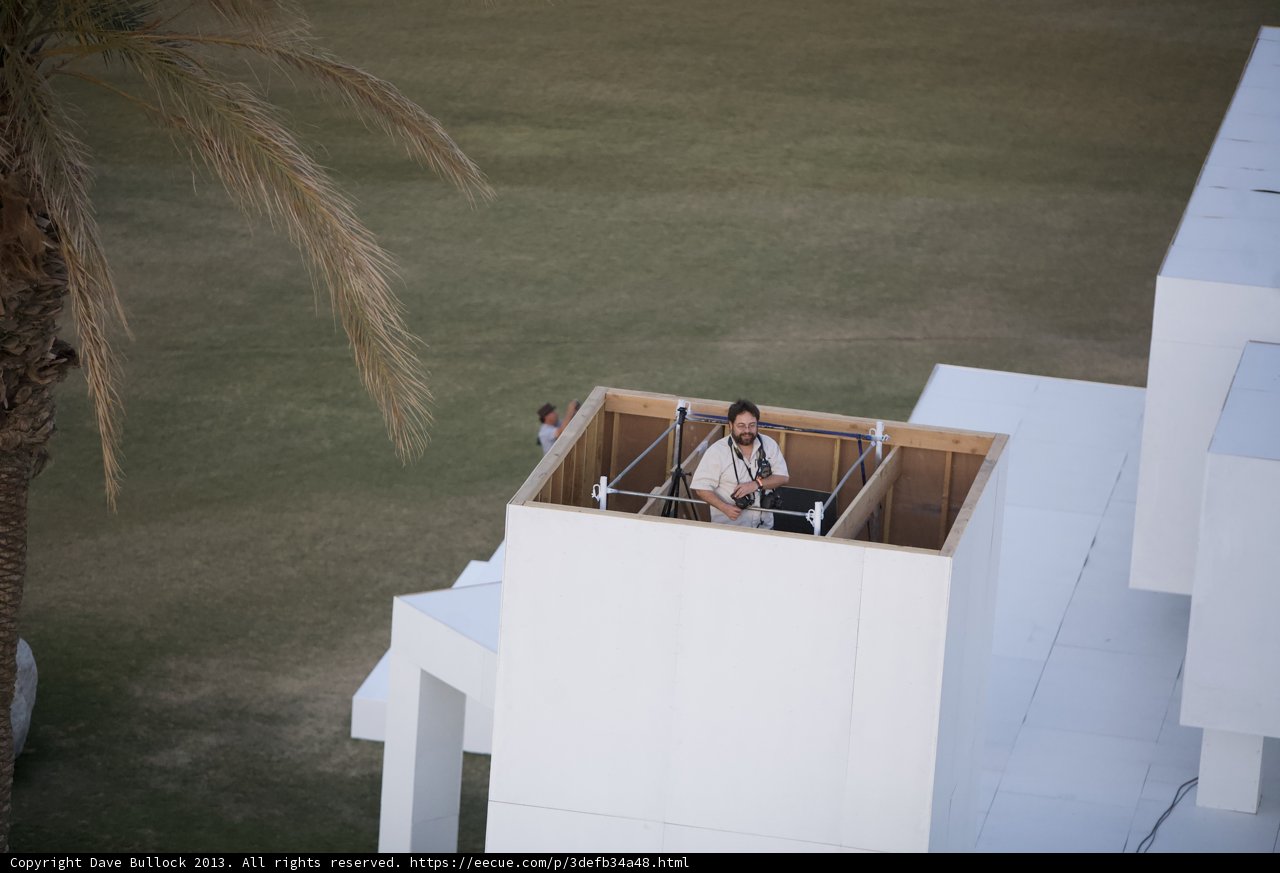 Sitting on Top of the White Building