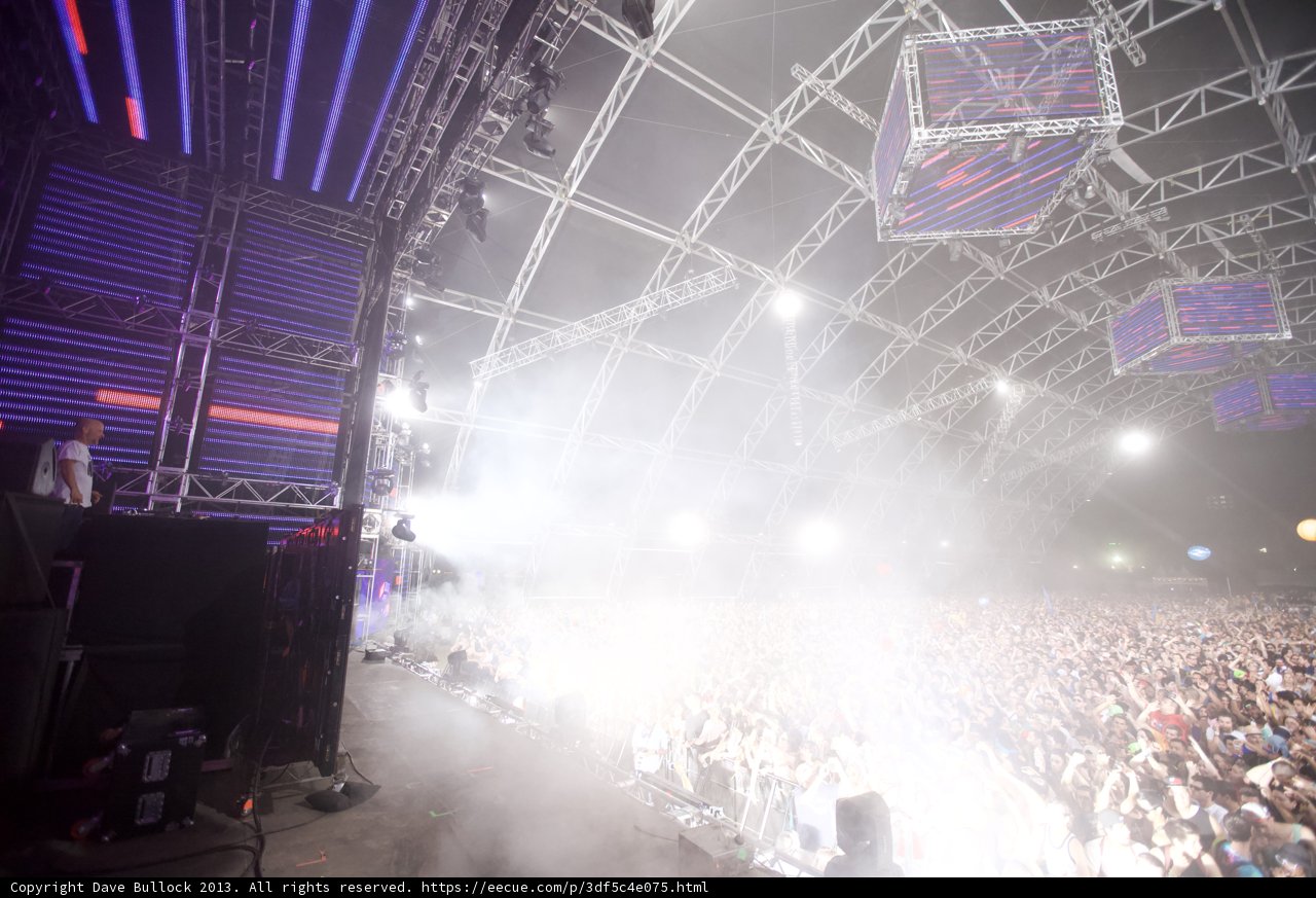 Smoke and Spotlights at Coachella