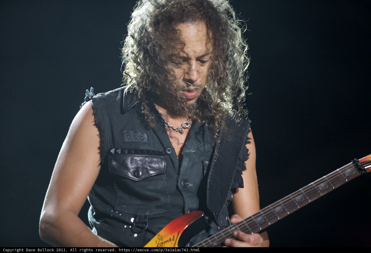 Kirk Hammett Rocks Big Four Festival