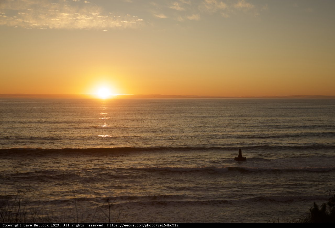 The Solitary Surfer at Dusk