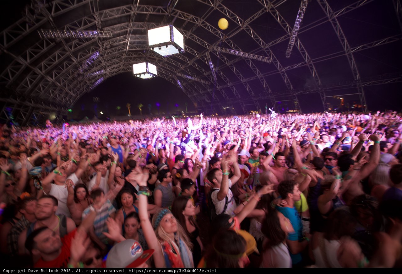 Coachella Crowd Enraptured by the Music