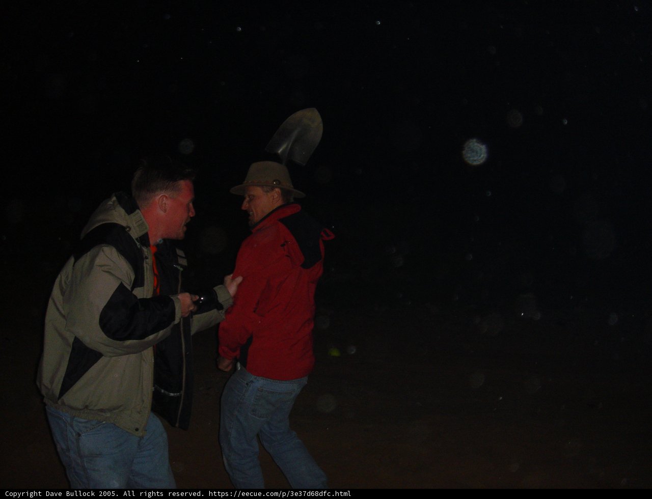 Frisbee Fun in the Dark