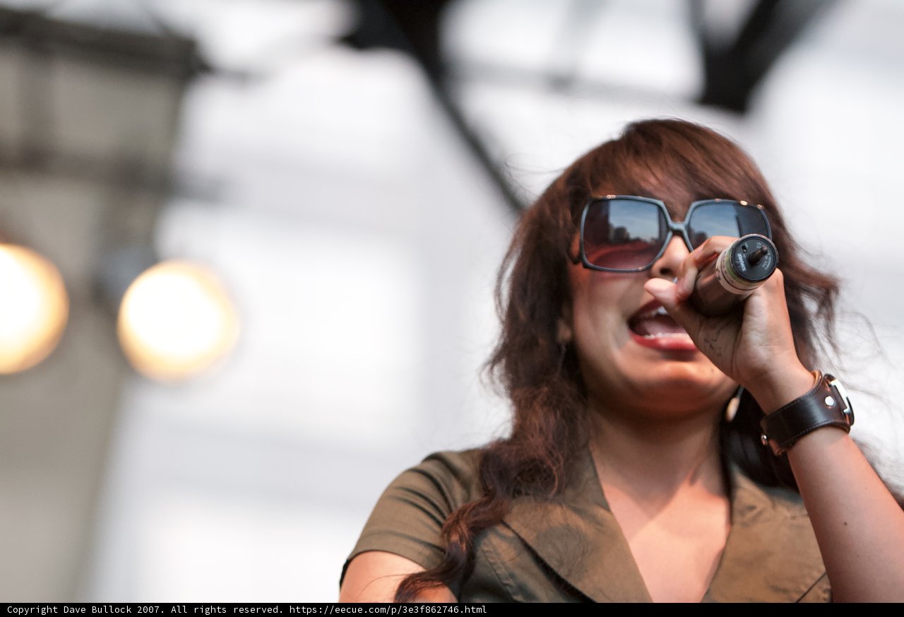 Rocking the Stage in Sunglasses