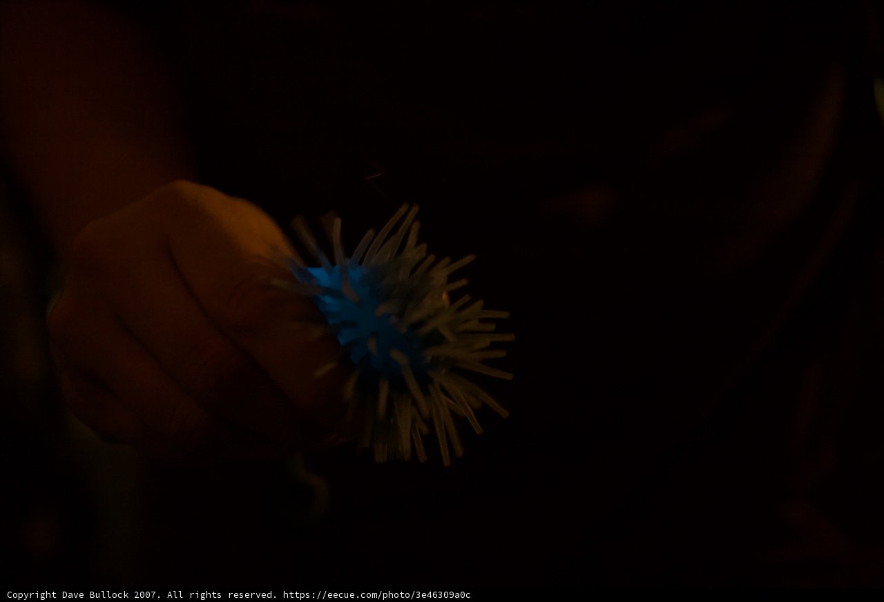 Blue Light in the Dark