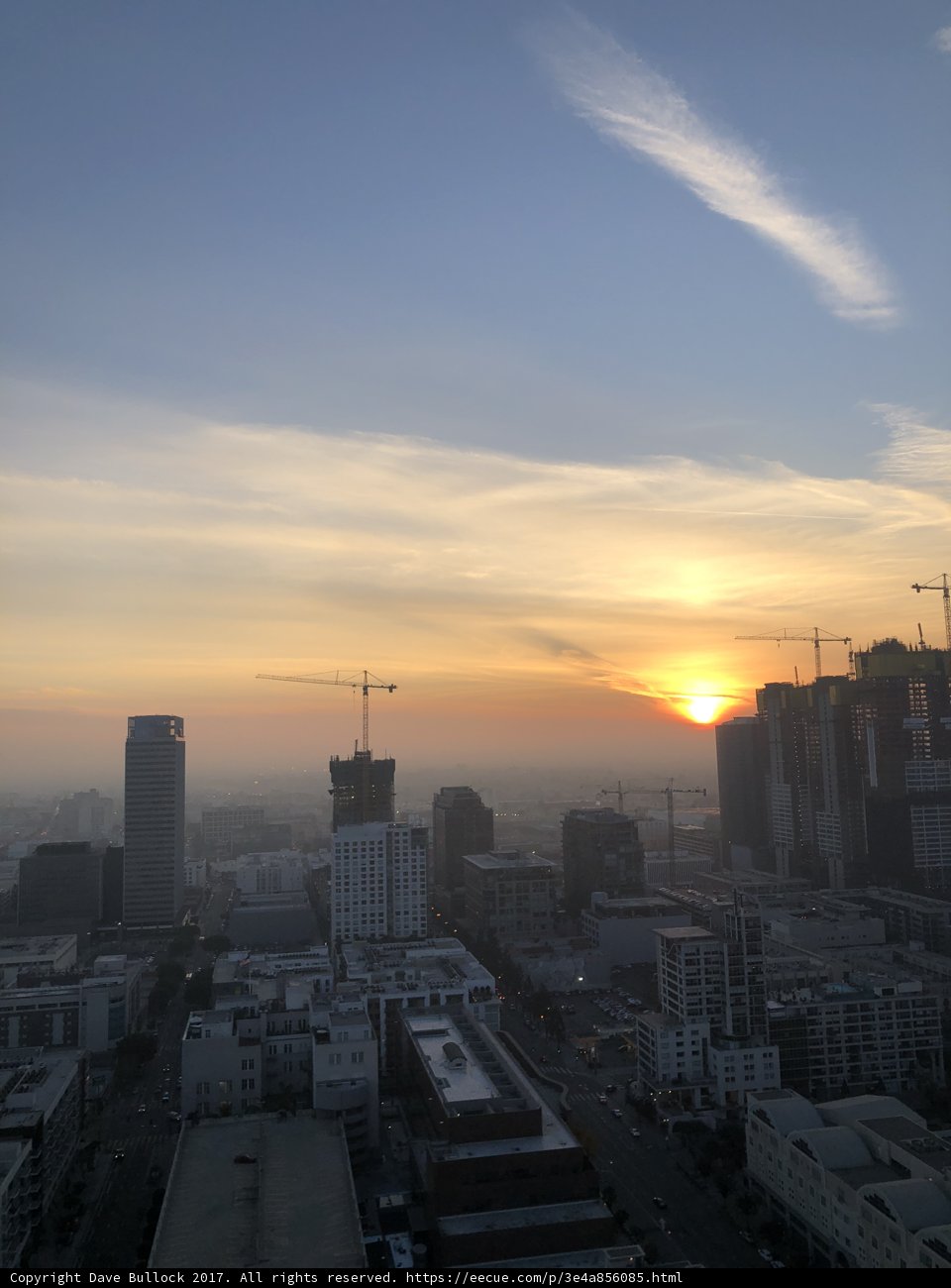 Cityscape at Sunset