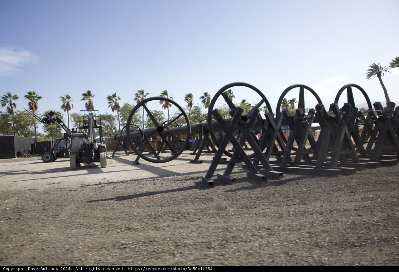 Preparation in Progress: Setting the Stage at Coachella 2024