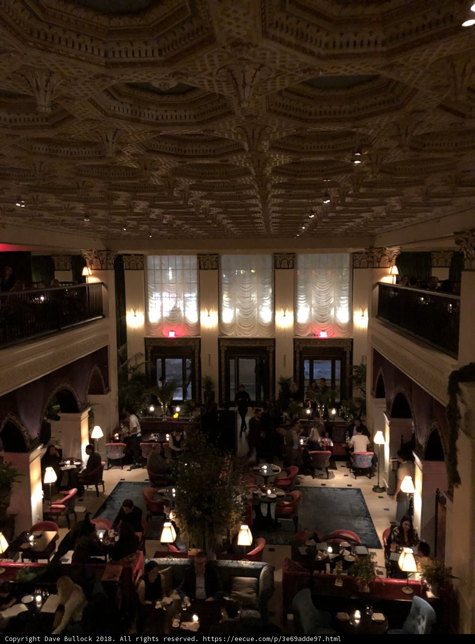 Bustling Restaurant Lobby