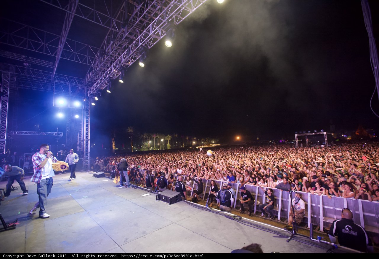 Rocking out at Coachella
