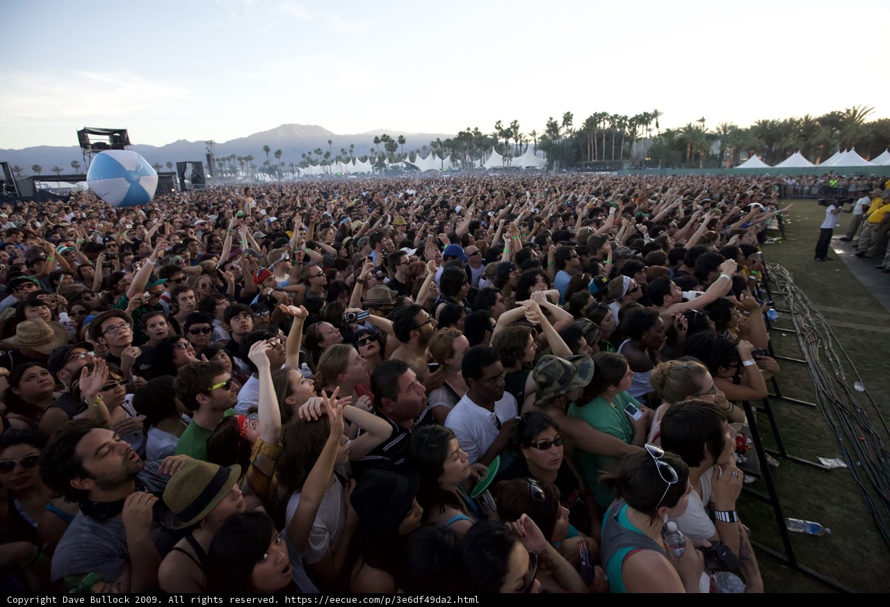 Coachella Concert Crowd