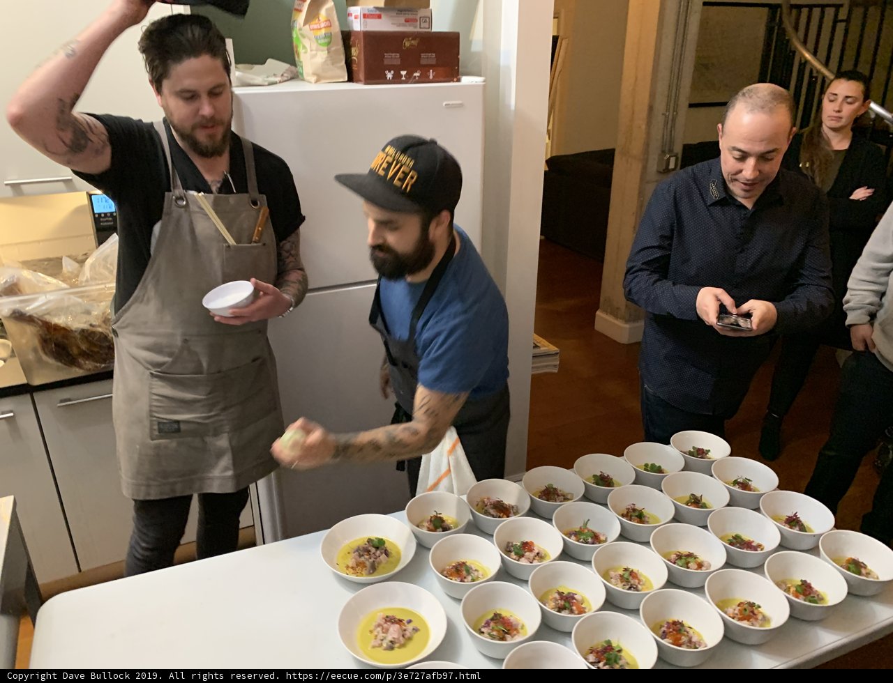 Men Enjoying a Delicious Meal Together