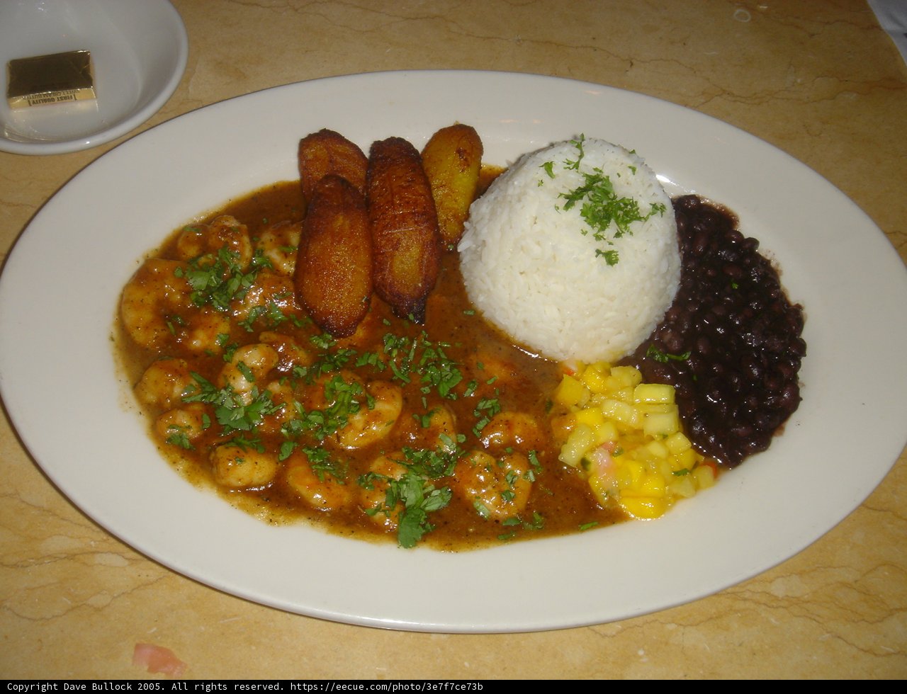 Curry Shrimp Platter