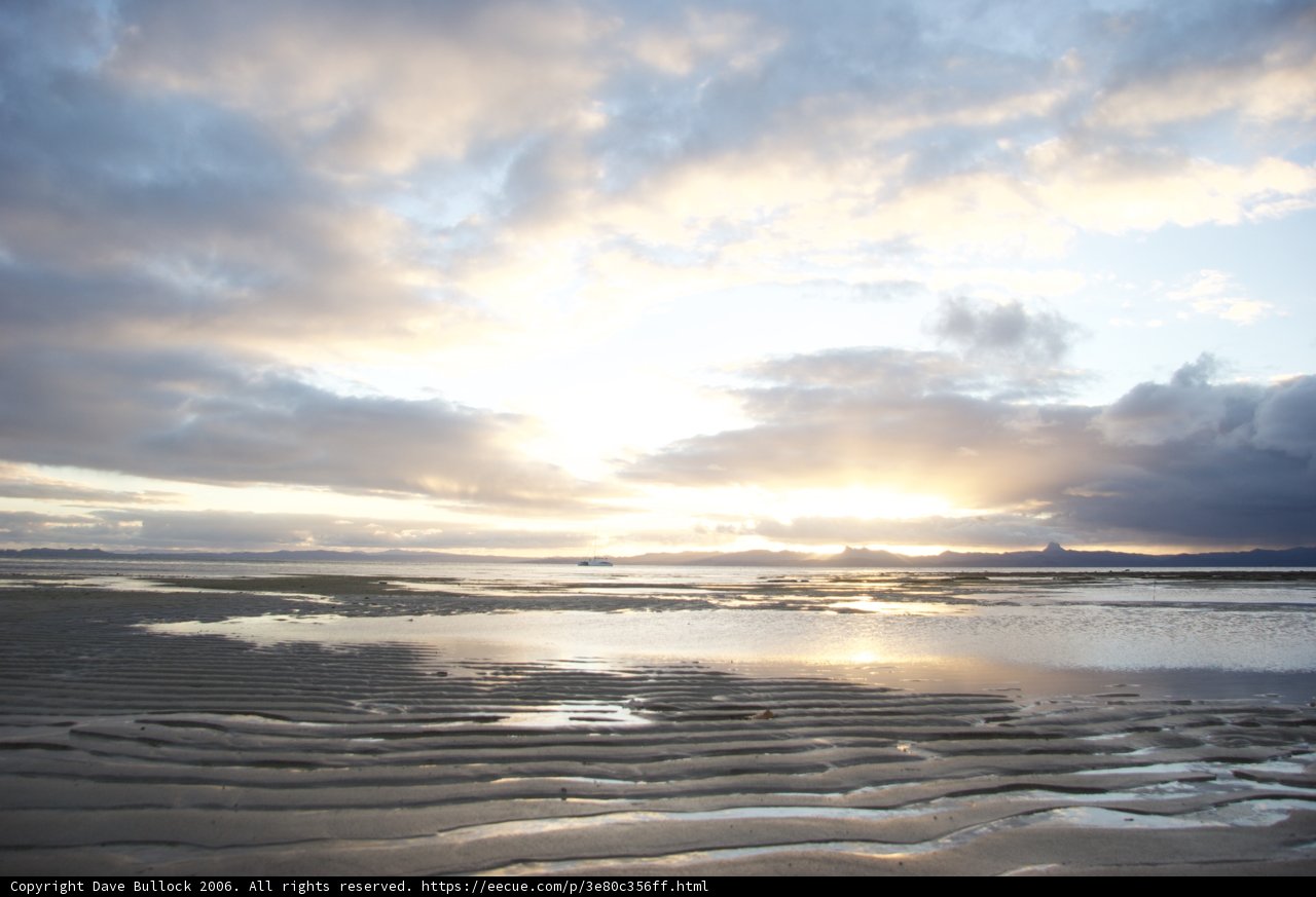 Golden Glow at the Horizon