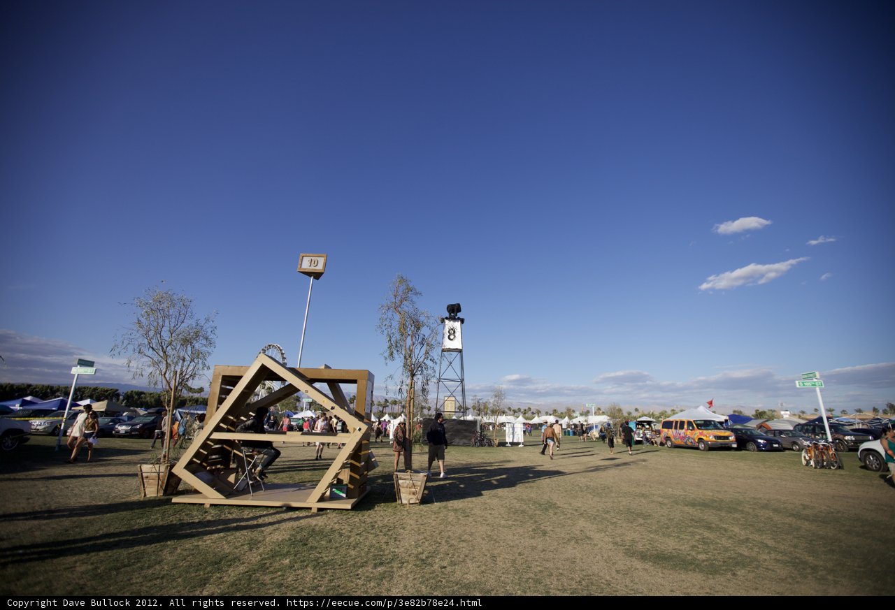 Clock Tower in a Rustic Park