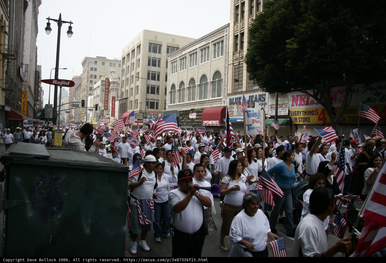 Patriotic Parade in Urban Metropolis