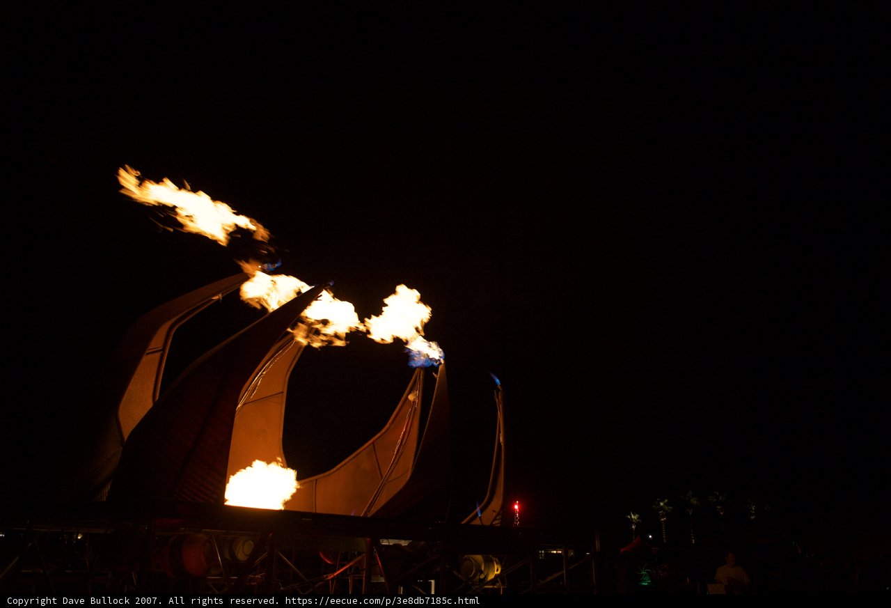 Blazing Coachella Night